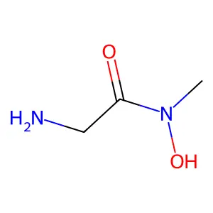 2-amino-N-hydroxy-N-methylacetamide structure