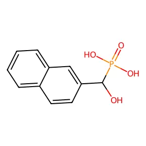 (羟基-2-萘甲基)膦酸 structure