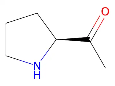 2-Acetylpyrrolidine structure