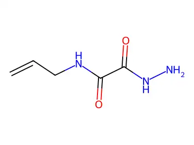 2-hydrazinyl-2-oxo-N-(prop-2-en-1-yl)acetamide structure