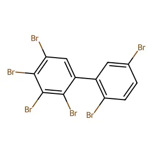2,2',3,4,5,5'-Hexabromobiphenyl structure