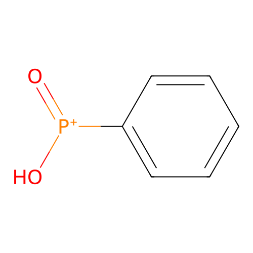 (Oxo(phenyl)-lambda~5~-phosphanylidene)oxidanium structure