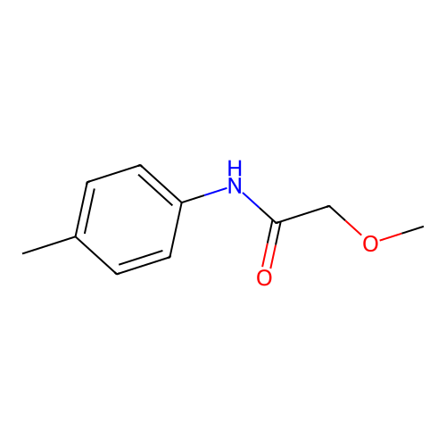 2-methoxy-N-(4-methylphenyl)acetamide structure