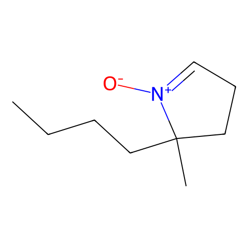 5-丁基-5-甲基-1-吡咯啉 1-氧化物 structure
