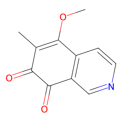 5-Methoxy-6-methylisoquinoline-7,8-dione structure