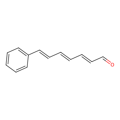 7-Phenyl-2,4,6-heptatrienal structure