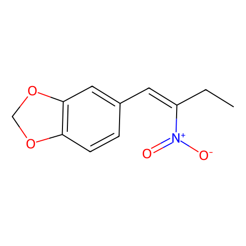 1-(3,4-Methylenedioxyphenyl)-2-nitro-1-butene structure