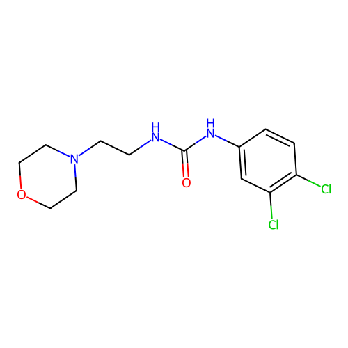 1-(3,4-Dichlorophenyl)-3-[2-(morpholin-4-yl)ethyl]urea structure