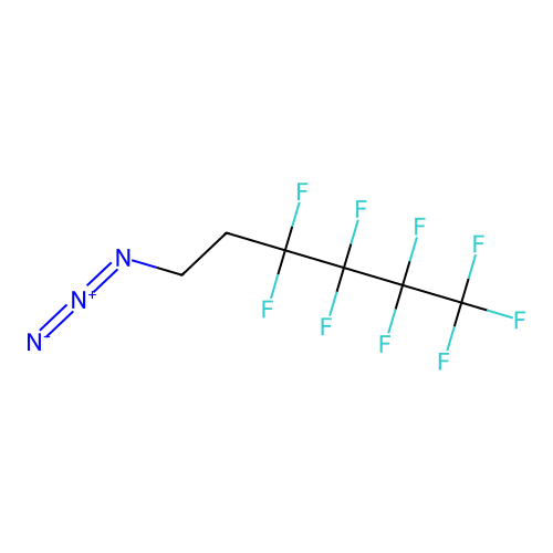 6-Azido-1,1,1,2,2,3,3,4,4-nonafluorohexane structure