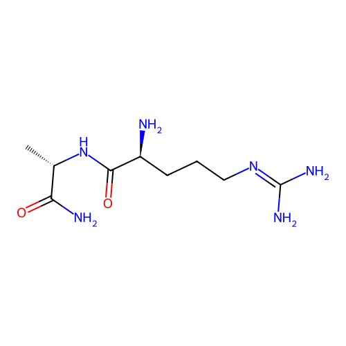 H-Arg-Ala-NH2 structure