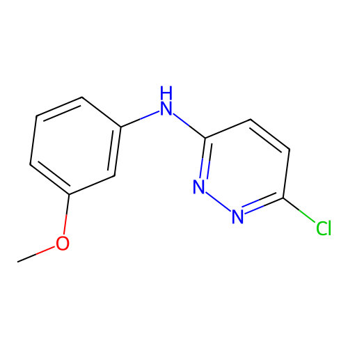 6-chloro-N-(3-methoxyphenyl)pyridazin-3-amine structure