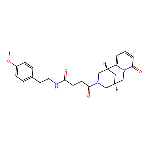 N-(4-methoxyphenethyl)-4-oxo-4-((1R,5S)-8-oxo-5,6-dihydro-1H-1,5-methanopyrido[1,2-a][1,5]diazocin-3(2H,4H,8H)-yl)butanamide structure