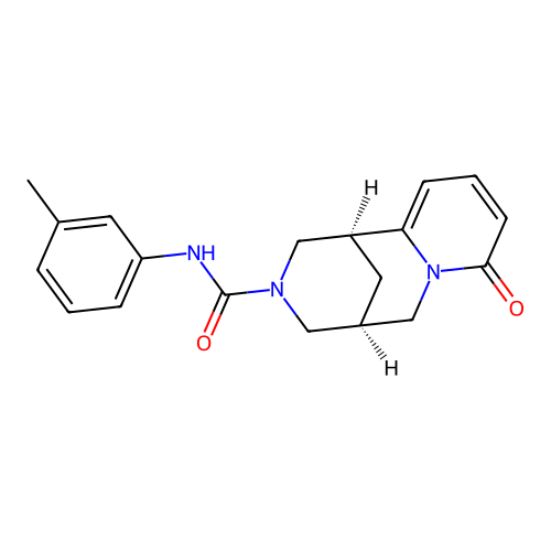 (1R,5R)-8-oxo-N-(m-tolyl)-4,5,6,8-tetrahydro-1H-1,5-methanopyrido[1,2-a][1,5]diazocine-3(2H)-carboxamide structure