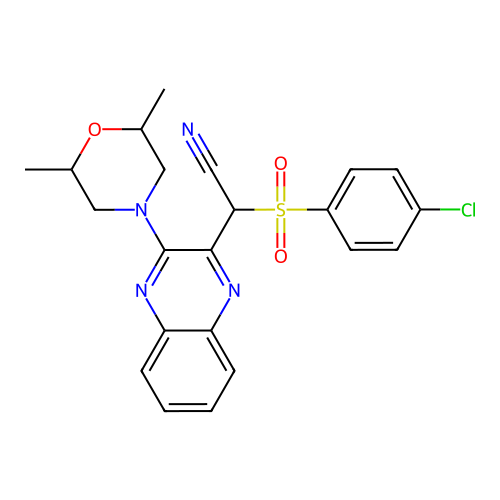 C22H21ClN4O3S structure