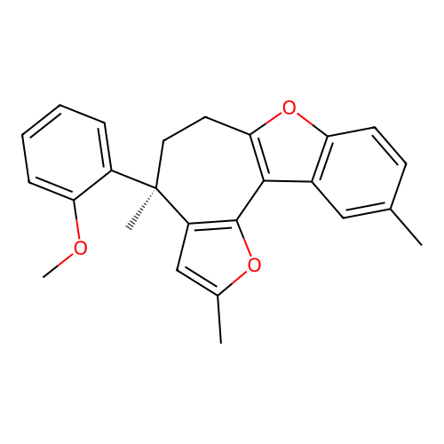 C25H24O3 structure