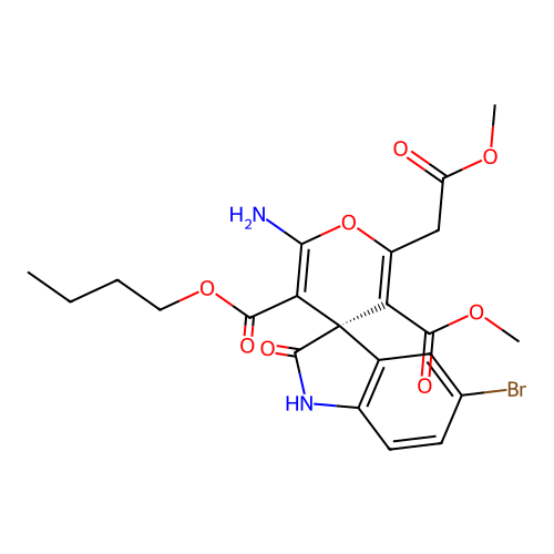 C22H23BrN2O8 structure