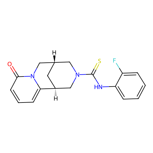 C18H18FN3OS structure