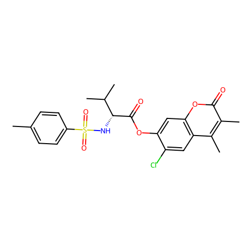C23H24ClNO6S structure