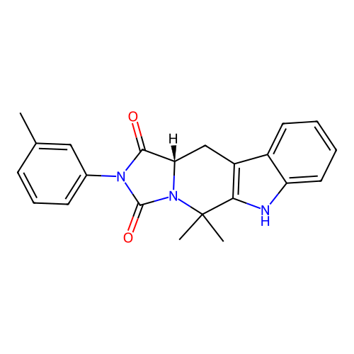 C22H21N3O2 structure