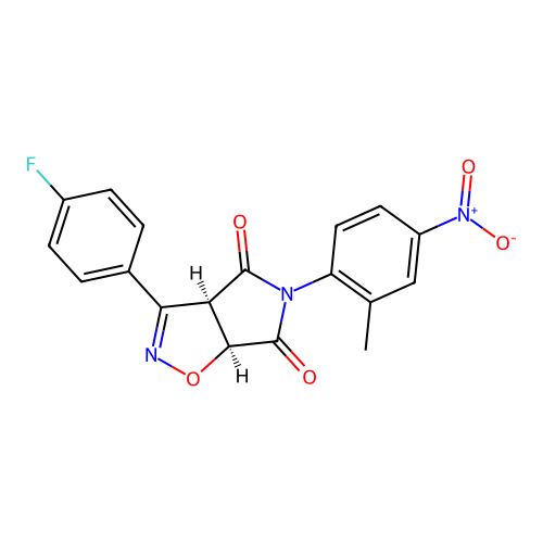 C18H12FN3O5 structure