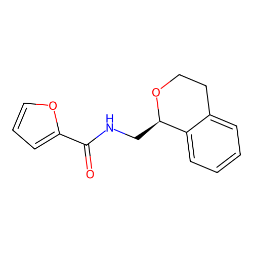 (S)-N-(异色满-1-基甲基)呋喃-2-甲酰胺 structure