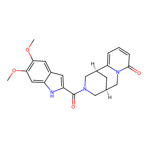 C22H23N3O4 structure