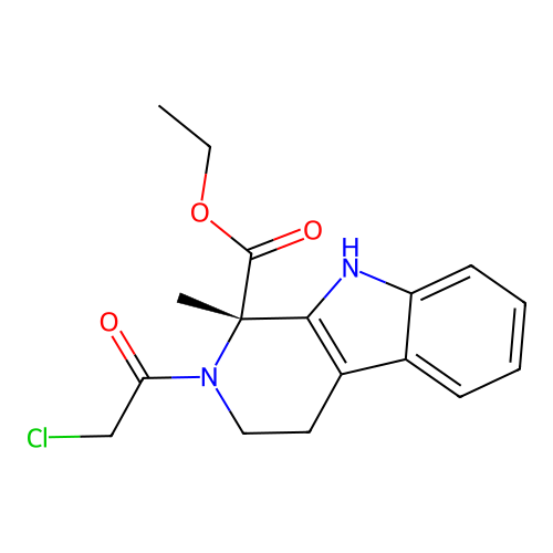 C17H19ClN2O3 structure