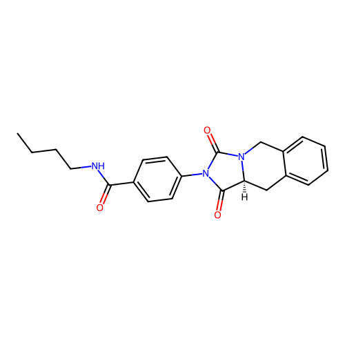 C22H23N3O3 structure