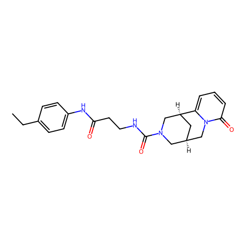 (1R,5R)-N-(3-((4-ethylphenyl)amino)-3-oxopropyl)-8-oxo-4,5,6,8-tetrahydro-1H-1,5-methanopyrido[1,2-a][1,5]diazocine-3(2H)-carboxamide structure