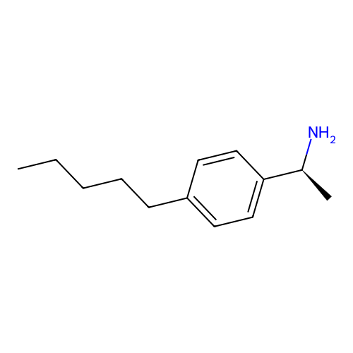(1S)-1-(4-pentylphenyl)ethanamine structure