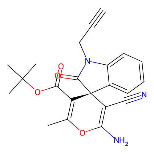 C22H21N3O4 structure