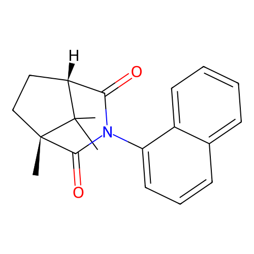 (1R,5S)-1,8,8-Trimethyl-3-(naphthalen-1-YL)-3-azabicyclo[3.2.1]octane-2,4-dione structure