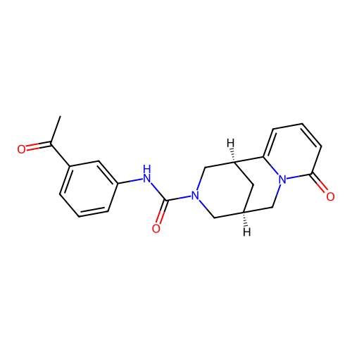 (1R,5R)-N-(3-acetylphenyl)-8-oxo-4,5,6,8-tetrahydro-1H-1,5-methanopyrido[1,2-a][1,5]diazocine-3(2H)-carboxamide structure