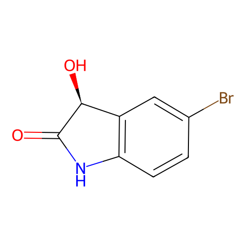 (S)-5-bromo-3-hydroxyindolin-2-one structure