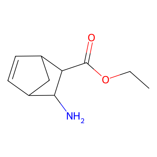 Ethyl 3-aminobicyclo[2.2.1]hept-5-ene-2-carboxylate structure