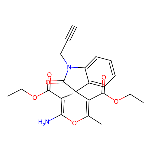 C22H22N2O6 structure