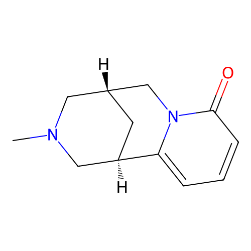 (1R,9R)-11-methyl-7,11-diazatricyclo[7.3.1.02,7]trideca-2,4-dien-6-one structure