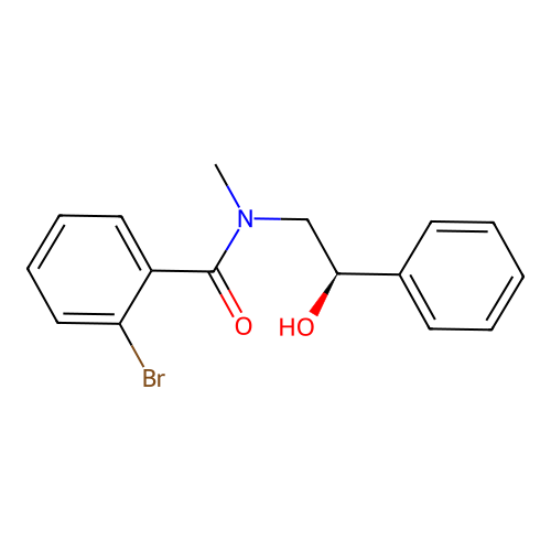 2-bromo-N-[(2R)-2-hydroxy-2-phenylethyl]-N-methylbenzamide structure