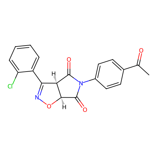 C19H13ClN2O4 structure