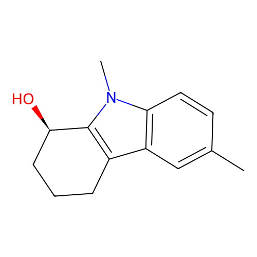 (R)-6,9-dimethyl-2,3,4,9-tetrahydro-1H-carbazol-1-ol structure