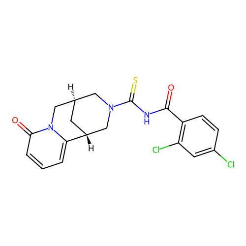 Chemical Compound (C19H17Cl2N3O2S) structure
