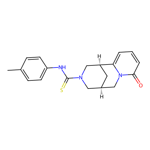 C19H21N3OS structure