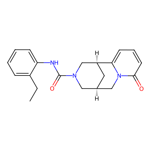 (1R,5R)-N-(2-ethylphenyl)-8-oxo-4,5,6,8-tetrahydro-1H-1,5-methanopyrido[1,2-a][1,5]diazocine-3(2H)-carboxamide structure