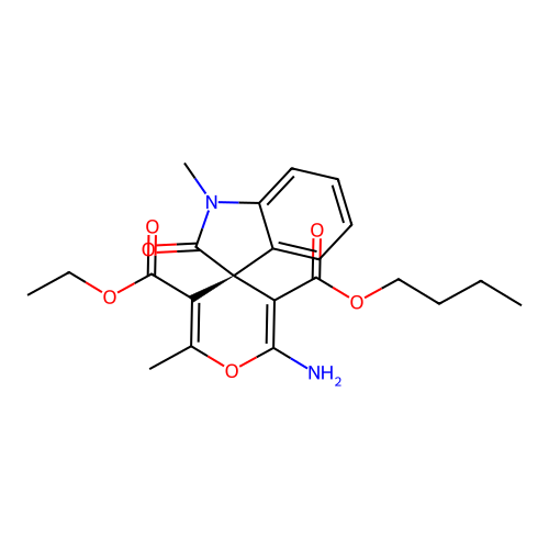 C22H26N2O6 structure