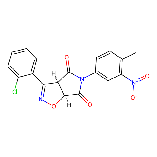 C18H12ClN3O5 structure