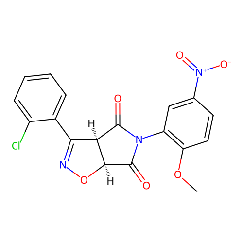 C18H12ClN3O6 structure