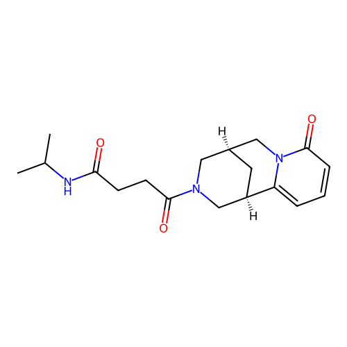 4-oxo-4-[(1R,5S)-8-oxo-1,5,6,8-tetrahydro-2H-1,5-methanopyrido[1,2-a][1,5]diazocin-3(4H)-yl]-N-(propan-2-yl)butanamide structure
