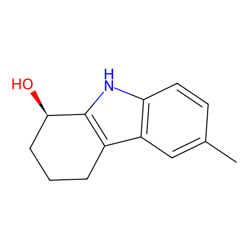 (R)-6-methyl-2,3,4,9-tetrahydro-1H-carbazol-1-ol structure