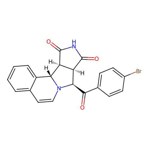 C21H15BrN2O3 structure