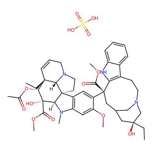 Vincaleukoblastine,sulfate(1:1) structure